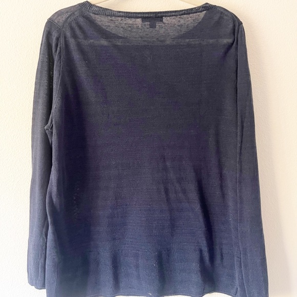 J Crew 100% Linen Relax Fit Crewneck Sweater XS - Picture 4 of 11